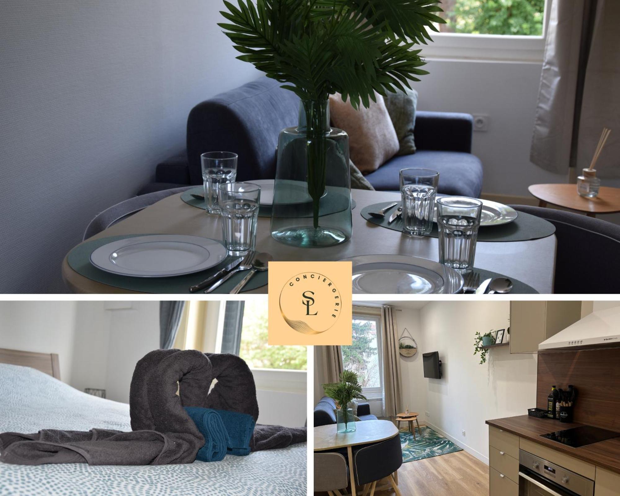 Elegant T2 A Bron, Tramway A 2Min, Box Parking, 4Personnes Exterior foto